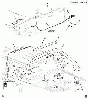 ПАКЕТ БАЛКИ/НАДСТАВКИ БАГАЖНИКА ПИКАПА-БАЛКА SPORT БАГАЖНИКА ПИКАПА (ВАРИАНТ ИСПОЛНЕНИЯ 1,2)