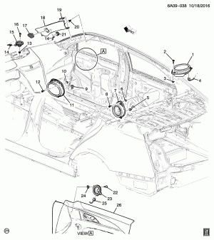 AUDIO SYSTEM/SPEAKERS (PREMIUM UQA, VEHICLE COMMUNICATION V2V)