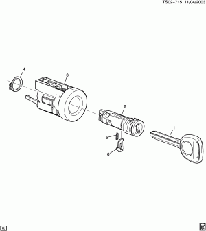 KEY & LOCK CYLINDERS/IGNITION