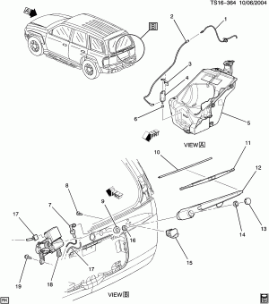 WIPER SYSTEM/REAR WINDOW