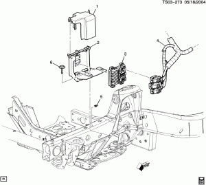 E.C.M. MODULE & WIRING HARNESS (LH6/5.3M)