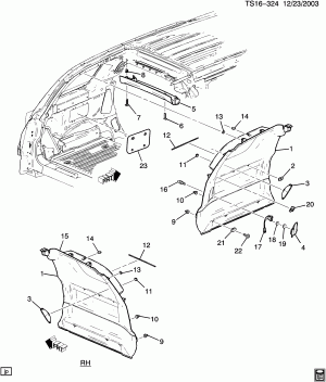 TRIM/INTERIOR-BODY SIDE CARGO COMPARTMENT (LEVEL CONTROL G67)