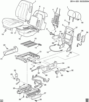 SEAT ASM/DRIVER-"2" TRIMS(AR9)