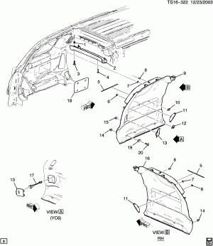 TRIM/INTERIOR-BODY SIDE CARGO COMPARTMENT (EXC LEVEL CONTOL G67)