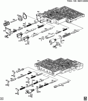 AUTOMATIC TRANSMISSION (M30) PART 4 (4L60E)(ELECTRONIC)CONTROL VALVE