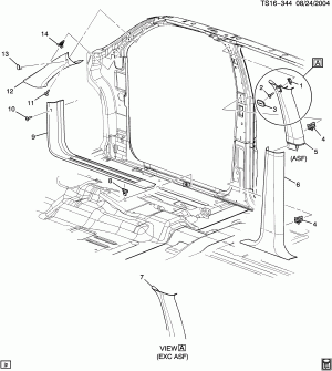 TRIM/INTERIOR-BODY SIDE FRONT-RIGHT HAND