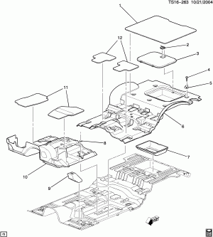 FLOOR COVERING & RELATED PARTS (NORTHFACE EDITION Y92)