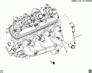 SPARK PLUG WIRING (LH9/5.3P)
