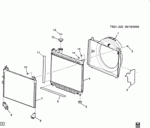RADIATOR & RELATED PARTS