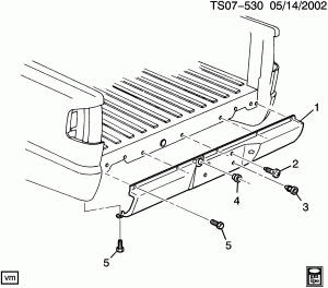 BUMPER/REAR FILLER(VF7)