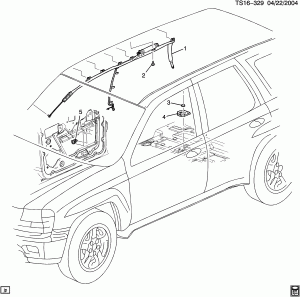 INFLATABLE RESTRAINT SYSTEM/ROOF SIDE (ASF)