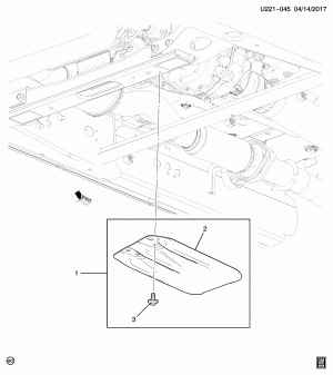 TRANSFER CASE SHIELD (DEALER INSTALLED, SHIELD SA5)