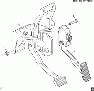 ACCELERATOR CONTROL (EXC POWER ADJUSTABLE PEDAL JF4)