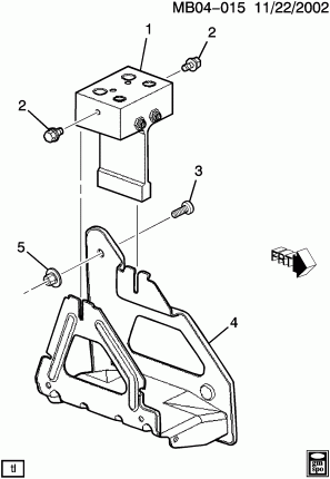 BRAKE VALVE/PROPORTIONING(J41)