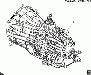 6-SPEED MANUAL TRANSMISSION (ML6) ASSEMBLY