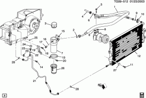 A/C REFRIGERATION SYSTEM/FRONT (C60,C69)
