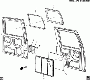 DOOR TRIM/REAR (ZW9)