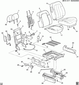 SEAT ASM/PASSENGER-"C" TRIM(AR9)