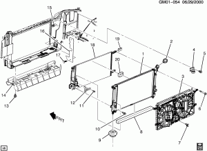 RADIATOR MOUNTING & RELATED PARTS