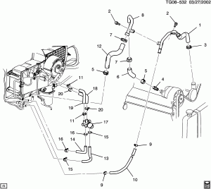 HOSES & PIPES/HEATER (L35/4.3W, C36,C60)