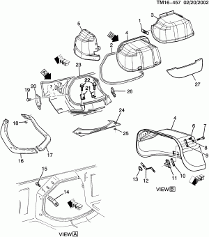 ENGINE COVER & RELATED PARTS