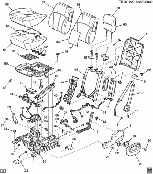 DRIVER SEAT/BUCKET (AR9)
