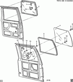 WINDOWS/REAR DOOR (ZW9)