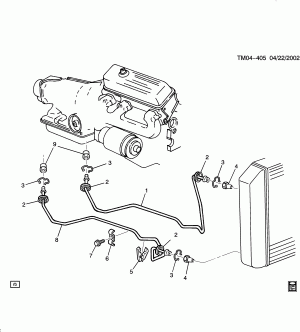 AUTOMATIC TRANSMISSION OIL COOLER PIPES