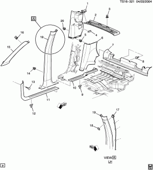 TRIM/INTERIOR-BODY SIDE PASSENGER COMPARTMENT
