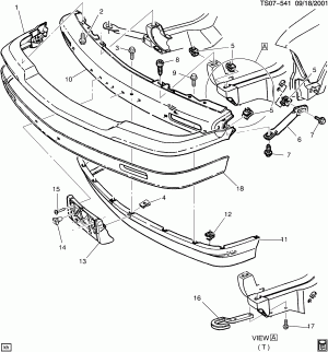 BUMPER/FRONT (G.M.C. Z88)