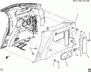TRIM/QUARTER-RH(UQ3)