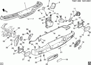 BUMPER/REAR (EXPORT VD1)