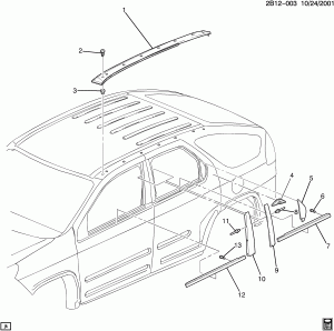 MOLDINGS/BODY-ABOVE BELT