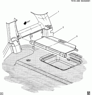 LUGGAGE COMPARTMENT COVER/REAR (RYJ)