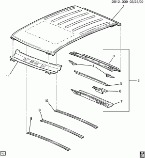 SHEET METAL/BODY PART 3 ROOF