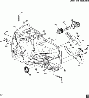 AUTOMATIC TRANSMISSION (MH7) 6T45 CASE ASSEMBLY