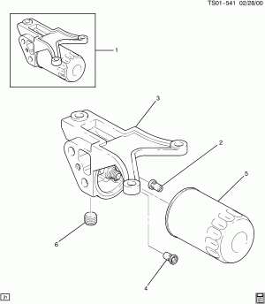 ENGINE OIL FILTER & ADAPTER (LF6/4.3X,L35/4.3W)