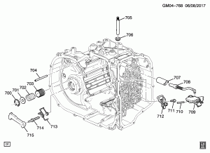 AUTOMATIC TRANSMISSION PARK SYSTEM COMPONENTS(M3D)