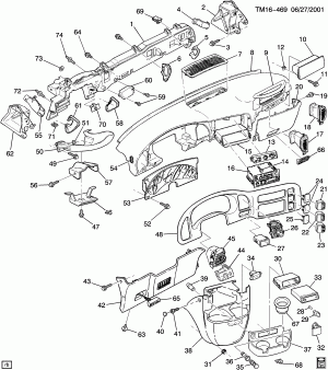 INSTRUMENT PANEL & RELATED PARTS