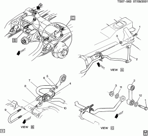 SUSPENSION/REAR STABILIZER BAR