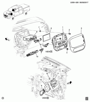 RADIO MOUNTING (UPLEVEL IO5,IO6)