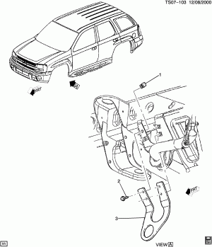 VEHICLE TIE DOWN-FRONT(VR6)