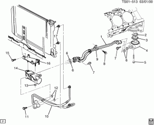 ENGINE OIL COOLER LINES (LF6/4.3X,L35/4.3W)