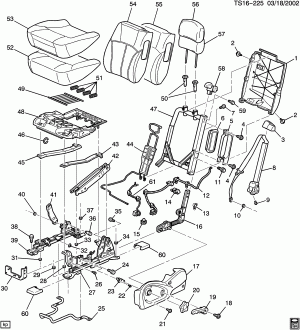 DRIVER SEAT/BUCKET (A50)