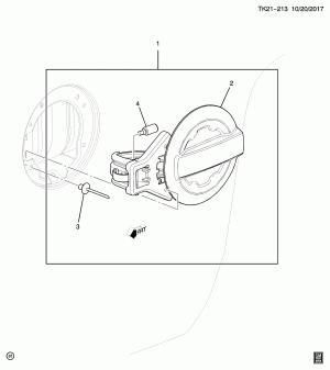 ДВЕРНОЙ ПАКЕТ/ЗАЛИВНАЯ ГОРЛОВИНА ТОПЛИВНОГО БАКА