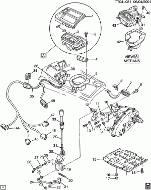 SHIFT CONTROLS/TRANSFER CASE (EXC ELECTRIC SHIFT CONTROL NP1)