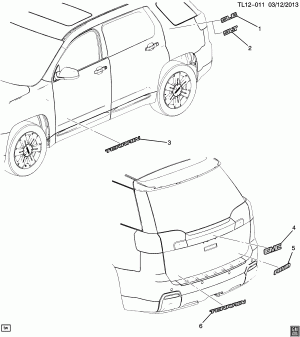 ORNAMENTATION/BODY (EXC DENALI V9V)