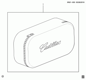 ВСПОМОГАТЕЛЬНЫЙ КОМПЛЕКТ (УСТАНОВЛЕНО ДИЛЕРОМ, РЫНОК MAH, КОМПЛЕКТ ПЕРВОЙ МЕДИЦИНСКОЙ ПОМОЩИ RYT, НАДПИСЬ CADILLAC)