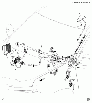 АНТЕННА/ЦИФРОВАЯ АУДИОСИСТЕМА- УСТАНАВЛИВАЕТСЯ НА КРЫШЕ (ЗА ИСКЛЮЧЕНИЕМ РЫНКА MBM)