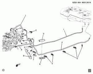 СИСТЕМА ПОДАЧИ ТОПЛИВА (LSY/2.0-4, ЗА ИСКЛЮЧЕНИЕМ ПОЛНОГО ПРИВОДА F48)